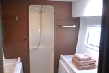 Lagoon 42 - owner suite bathroom2